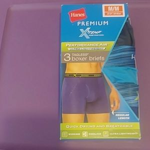 HANES PREMIUM X-TEMP MEN’S BOXER BRIEFS 3 …